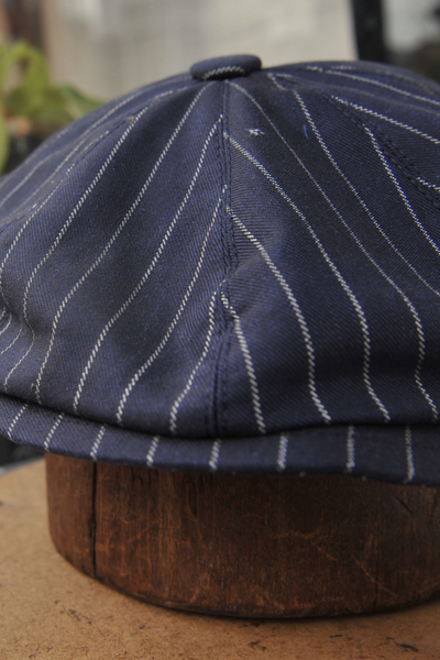 Peaky Hat -  Classic pinstripe - M, L, XL
