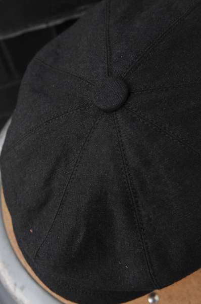 Peaky Hat -  Over dyed soft wool - L