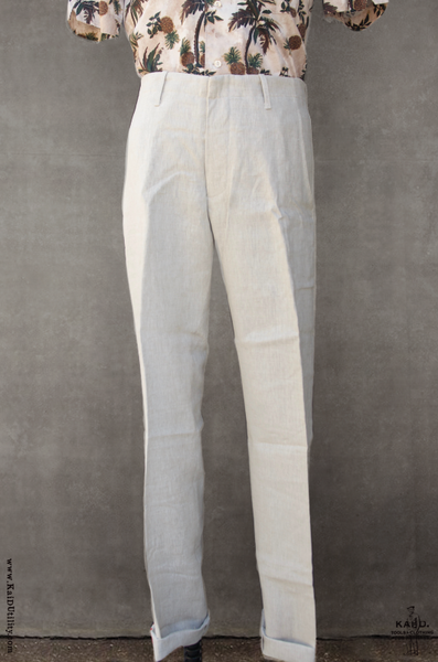 Heavy Linen Borough Pants - Oatmeal - 36