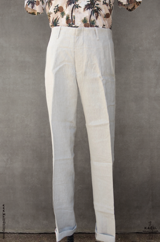 Heavy Linen Borough Pants - Oatmeal - 36