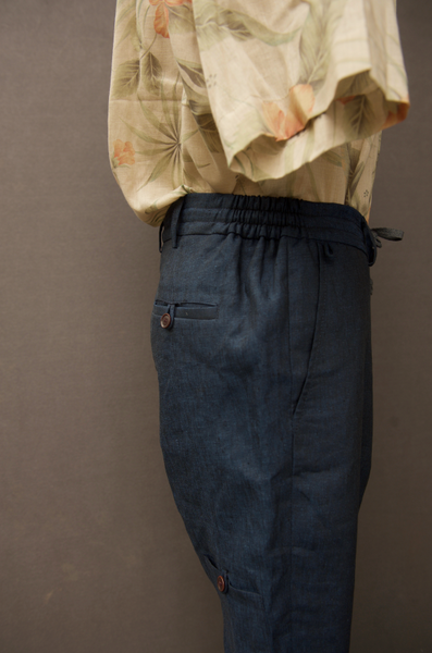 Lukas Pants - Melange Navy - 30