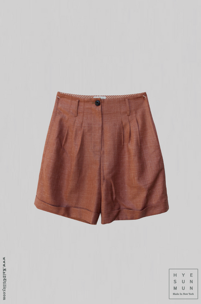 Amelia high waisted shorts - Berry - M, L