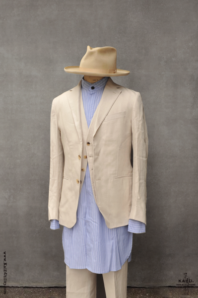 Christian Two Button Blazer - Ecru - S, M, L (slim)