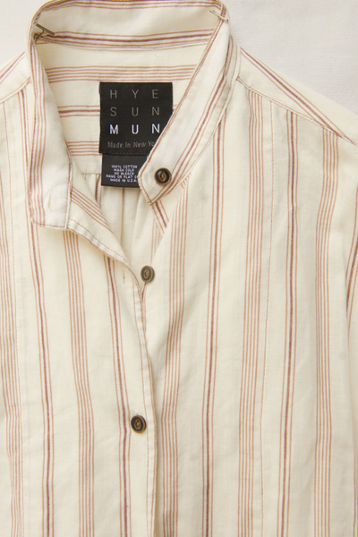Short Sleeve Margaux Shirt - Eggshell - L