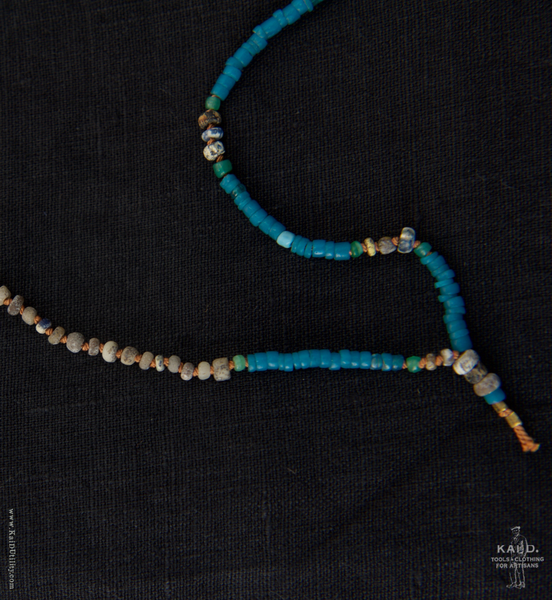 Handmade Beaded Necklace - Blue Nile