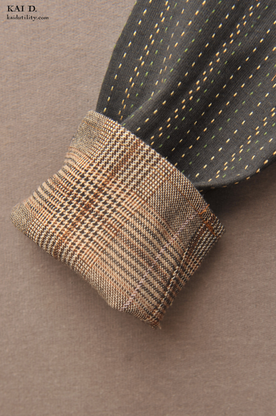 Children's Kimono Jacket - Sashiko Stitch - S, M