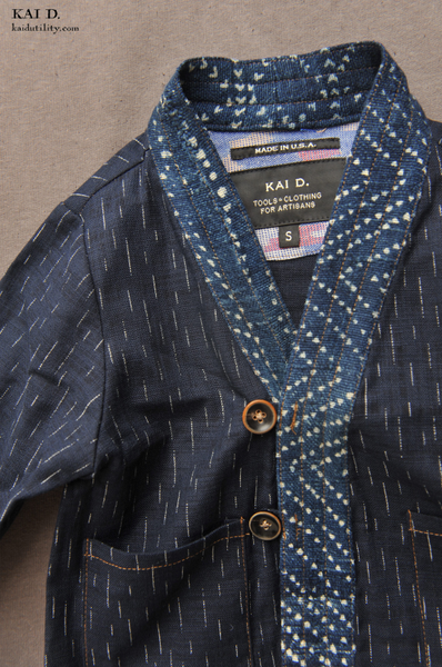 Children's Kimono Jacket - Raindrop Cotton - S