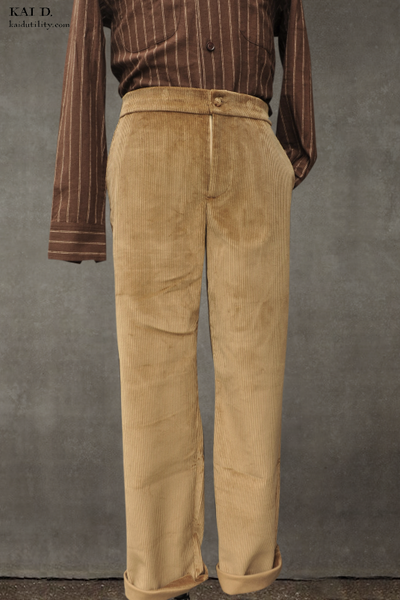 Heavy Weight Corduroy Trousers - Tan - 46, 48, 50