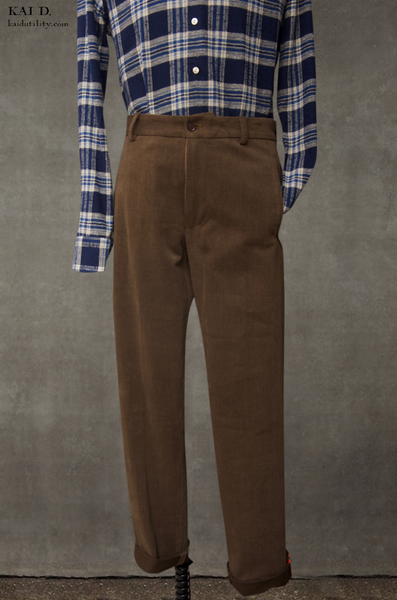Brancusi Pants - Saddle Brown - 30, 32, 34