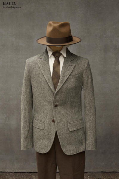 Dawson Blazer - Wool Herringbone - M, L