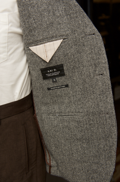 Dawson Blazer - Wool Herringbone - M, L