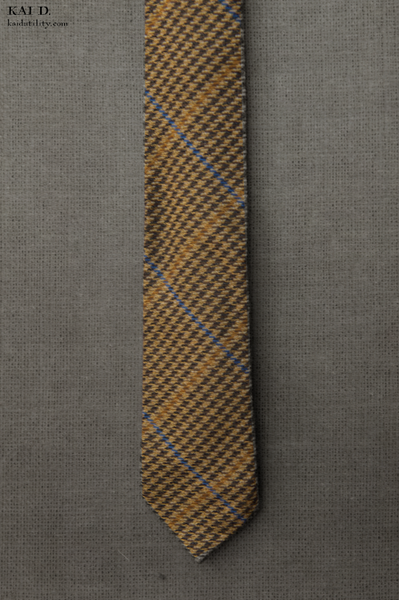 English Tweed Tie - Tan