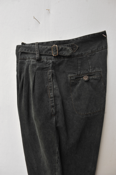 Isa Belted Pants - Ultra Soft Denim - S, M