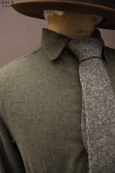Ultra Soft Heather Cotton Denham shirt - Forest - M