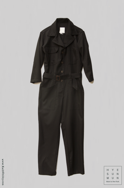 Earhart Jumpsuit - Ultra Soft Wool - S, M