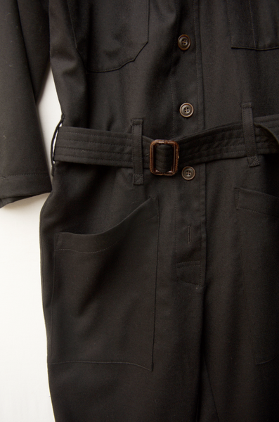 Earhart Jumpsuit - Ultra Soft Wool - S, M