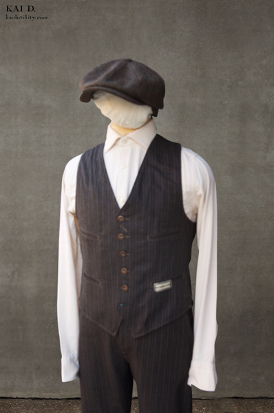 Cropped Classic Vest - British Wool - M, L, XL