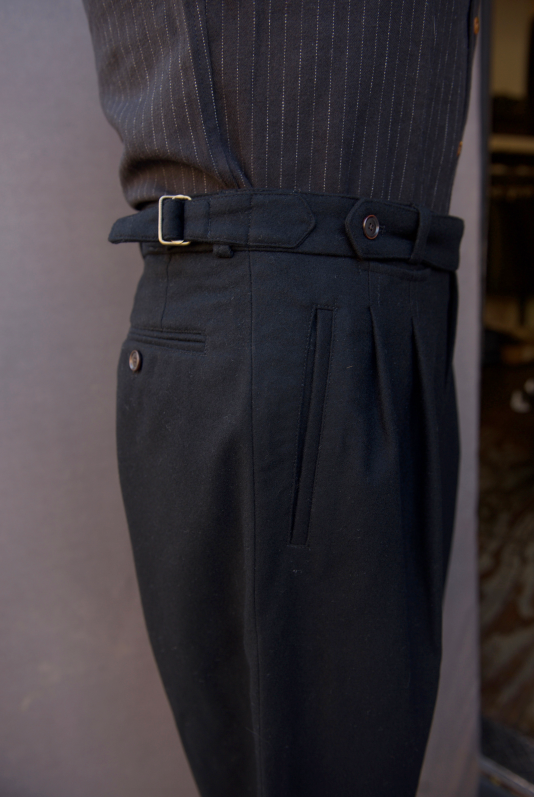 Wide Leg Matisse Pants - Black Soft Wool - 30, 32, 34