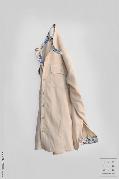 Jackie Shirt - Oatmeal Flannel - XS, M