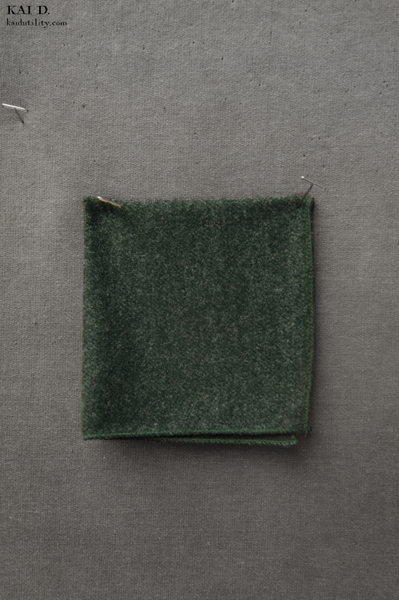 Tweed Pocket Square - Loden Green