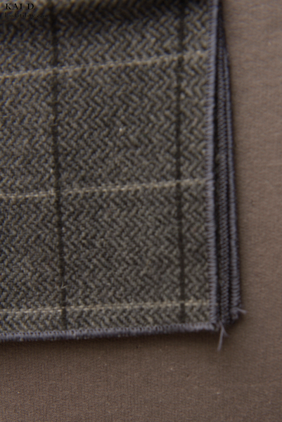 Tweed Pocket Square - Grey Tweed