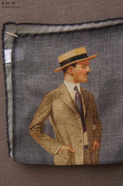 Gentleman Wool Silk Pocket Square