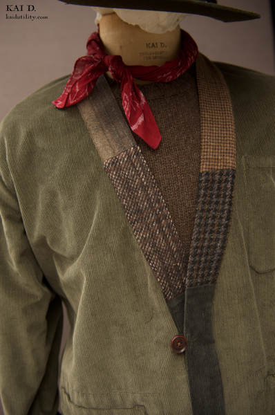Forager Kimono shirt - Fatigue Green - S