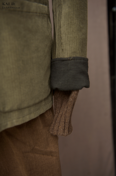 Forager Kimono shirt - Fatigue Green - S