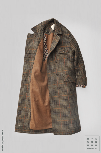 Keaton Trench Coat - Scottish tweed - S