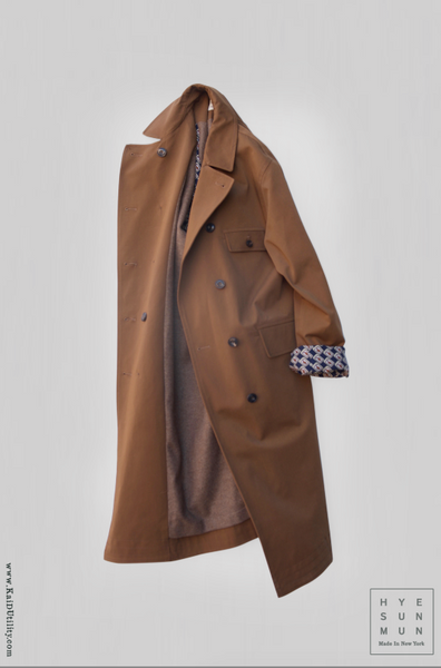 Travel Trench Coat - Clay- XS, S, M