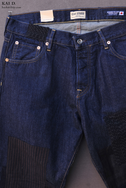 Boro Jeans - Deep Indigo - 34 (relaxed fit)