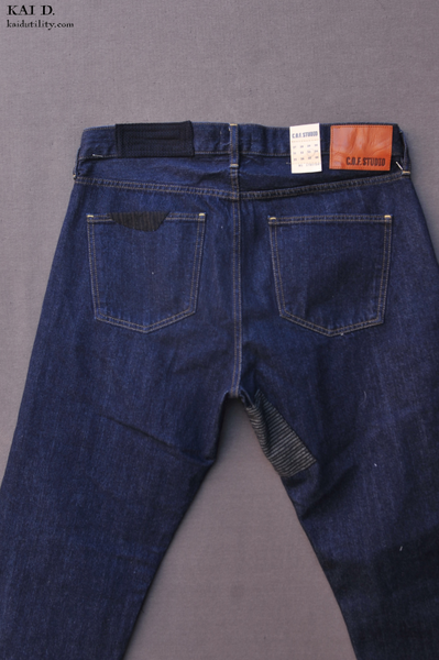 Boro Jeans - Deep Indigo - 34 (relaxed fit)