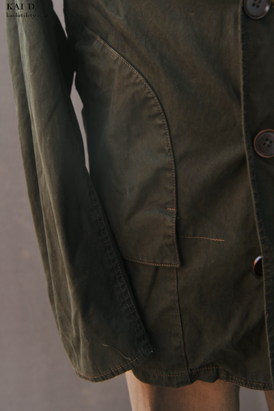 Wax Cotton Boulder Jacket - Deep Olive - S