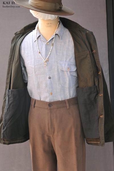 Wax Cotton Boulder Jacket - Deep Olive - S