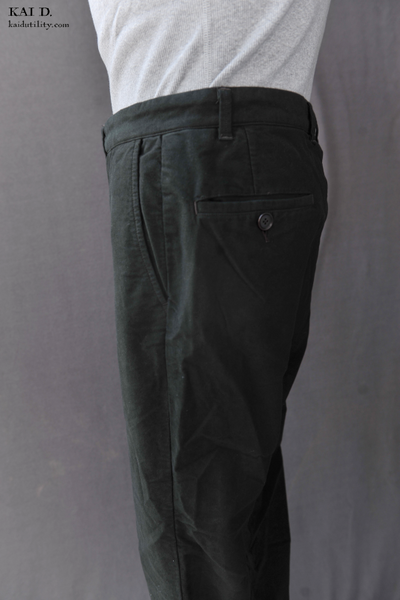 Butter Soft Moleskin Kerouac Slim Pants - Dark Shadow - 30