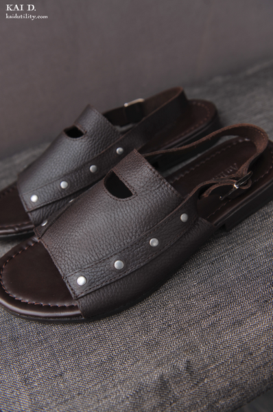 School Sandals - Dark Chocolate - 42, 44, 45 (NO RETURN)