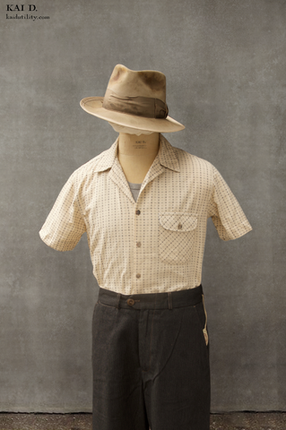 Yarn Dye Dobby Shirt - M