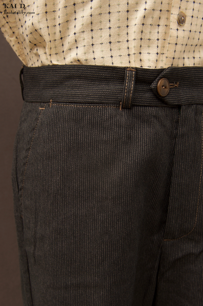 Bedford Cord Wide Cut Trousers - 30/31