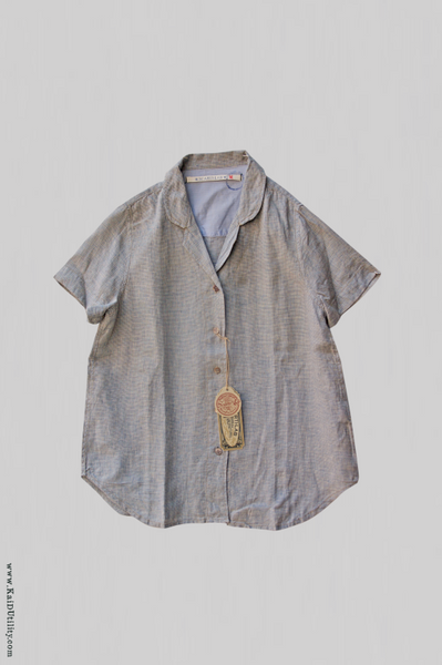 Vintage Camp shirt - Mini Houndstooth - S