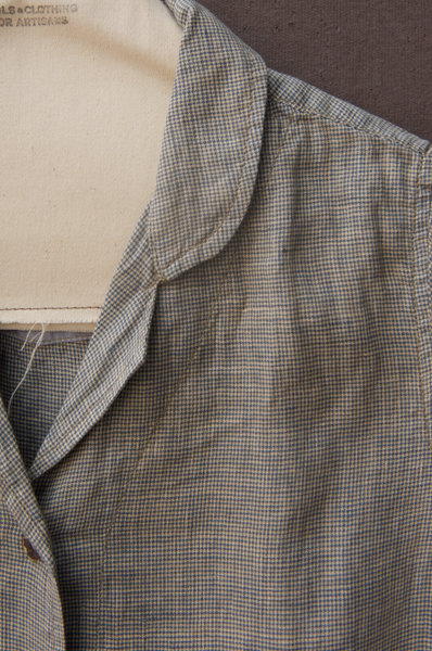 Vintage Camp shirt - Mini Houndstooth - S