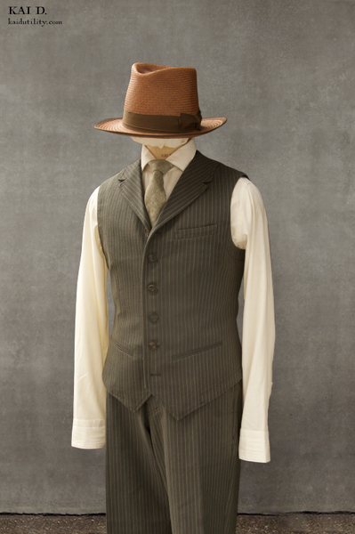 William Vest - KhakI Pin - M, L