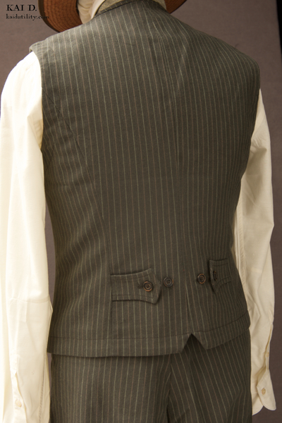 William Vest - KhakI Pin - M, L
