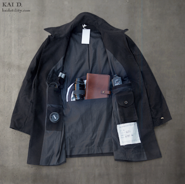 Oversized Camera Coat - Wax Cotton - M