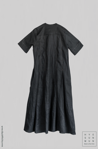 Asta Cotton Pleat Dress - S