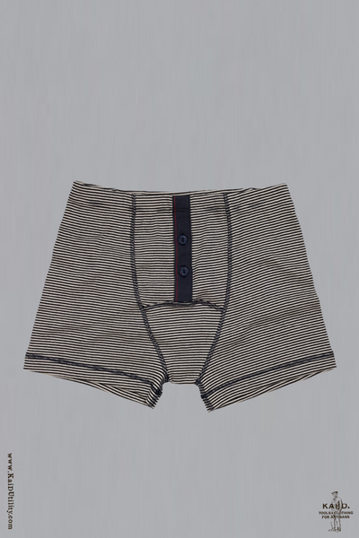 Boxer Brief - Fine Stripe Marine -  XL