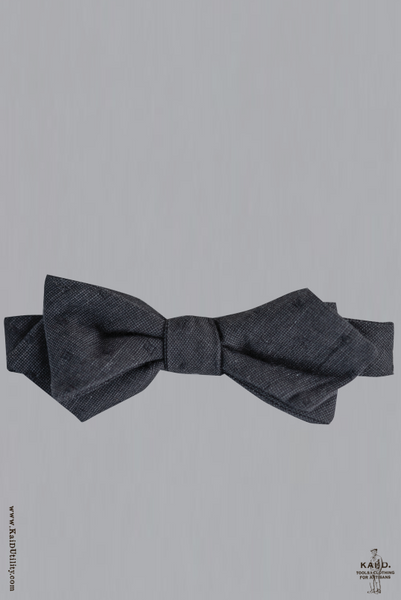 Texture Dot Bow Tie - Black