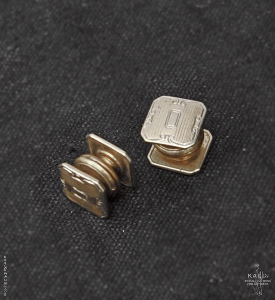 Vintage Art Deco Snap Cufflinks