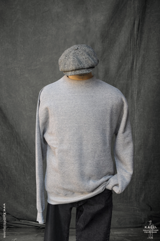 Classic Crew Neck Sweat Shirt - Grey Heather - S, M
