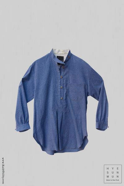 Frankenthaler Shirt - Blue Heather - S