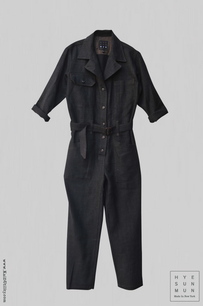 Stipple Weave Earhart Jumpsuit - M, L